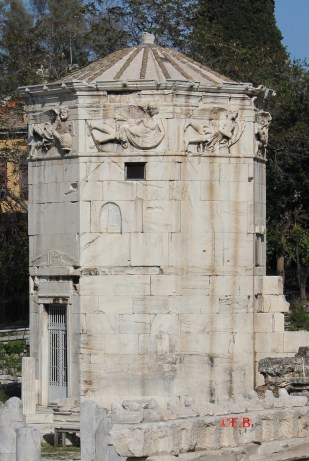 cadran solaire Athènes - Tour des Vents